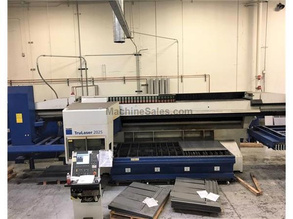 TRUMPF, TRULASER 2025, 4' TABLE WIDTH, 10' TABLE LENGTH, NEW: 2008 TRUMPF, TRULASER 2025, 4' TABLE WIDTH, 10' TABLE LENGTH, NEW: 2008