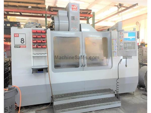 HAAS VF-8/40, 2008, PROBING, 7500 RPM, P-COOL, 24 ATC HAAS VF-8/40, 2008, PROBING, 7500 RPM, P-COOL, 24 ATC