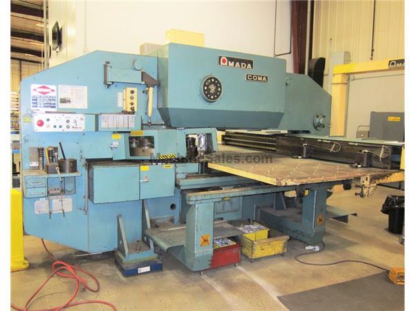 Amada Coma 557 55 Ton CNC Turret Punch Press Amada Coma 557 55 Ton CNC Turret Punch Press