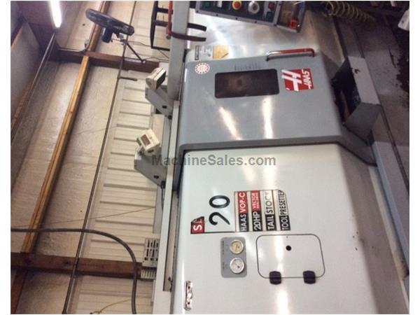 2002 Haas SL-20T w/Servo Bar 300 CNC Turning Center 2002 Haas SL-20T w/Servo Bar 300 CNC Turning Center