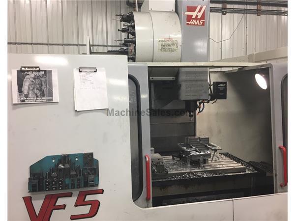 2000 Haas VF-5/40 w/ 3” Riser CNC Vertical Machining Center 2000 Haas VF-5/40 w/ 3” Riser CNC Vertical Machining Center