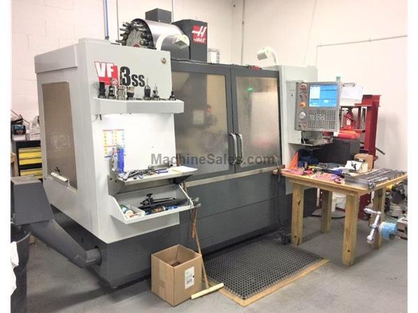 HAAS VF-3SS, 2012, 12K RPM, 4TH & 5TH AXIS, PROBE, TSC, 1200 HRS HAAS VF-3SS, 2012, 12K RPM, 4TH & 5TH AXIS, PROBE, TSC, 1200 HRS