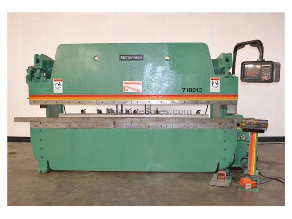 100 Ton x 144" ACCURPRESS Hydraulic Brake Pressw/AP2 CNC Back Gauge 100 Ton x 144" ACCURPRESS Hydraulic Brake Pressw/AP2 CNC Back Gauge