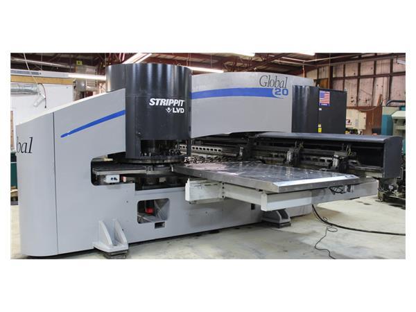 Strippit Global 1225/20 CNC Turret Punch Machine, 2001, Thin Tooling, Strippit Global 1225/20 CNC Turret Punch Machine, 2001, Thin Tooling,