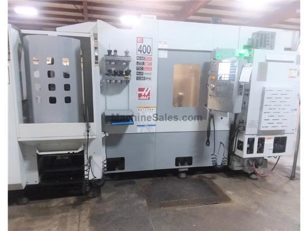 HAAS EC-400PP, 2007, 1000 PSI TSC, PROBING, 12K RPM, 70 ATC HAAS EC-400PP, 2007, 1000 PSI TSC, PROBING, 12K RPM, 70 ATC