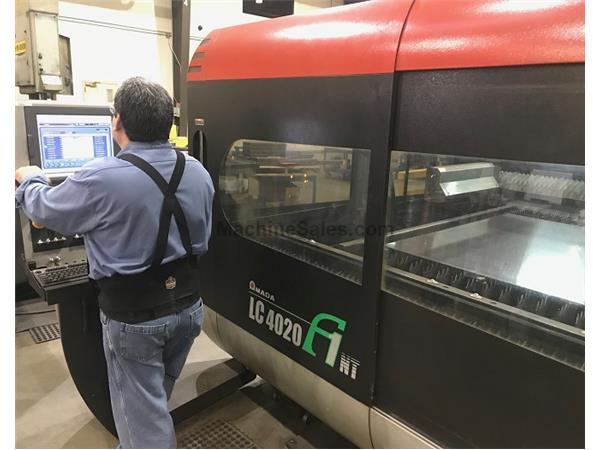 2009 Amada LC4020F1-NT, 6x12, 6000 Watt Co2, Flying Optic Laser 2009 Amada LC4020F1-NT, 6x12, 6000 Watt Co2, Flying Optic Laser