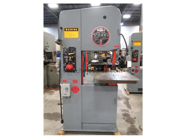 1984 DO-ALL MODEL 2013V VERTICAL BANDSAW, 20" 1984 DO-ALL MODEL 2013V VERTICAL BANDSAW, 20"