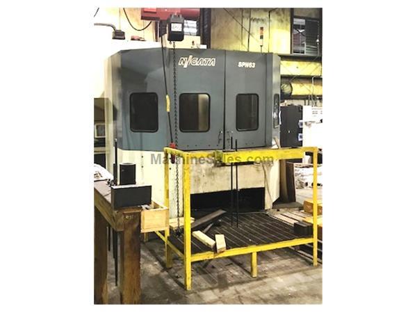 2000 Nigata SPN-63 CNC Horizontal Machinery Center w/Faunc 16i-M 2000 Nigata SPN-63 CNC Horizontal Machinery Center w/Faunc 16i-M