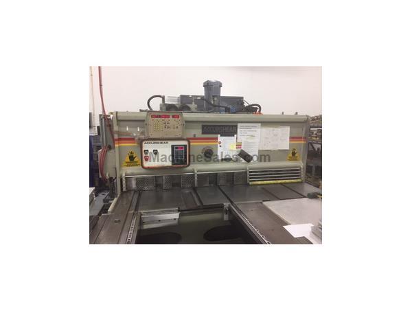 1/4" x 6' ACCURSHEAR 625006 Hydraulic, FOPBG and CNC Front Gauge, 1/4" x 6' ACCURSHEAR 625006 Hydraulic, FOPBG and CNC Front Gauge,