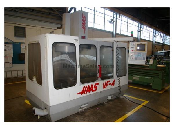 HAAS #VF-4 CNC VERTICAL MACHINING CENTER, MODEL VF-4 HAAS #VF-4 CNC VERTICAL MACHINING CENTER, MODEL VF-4
