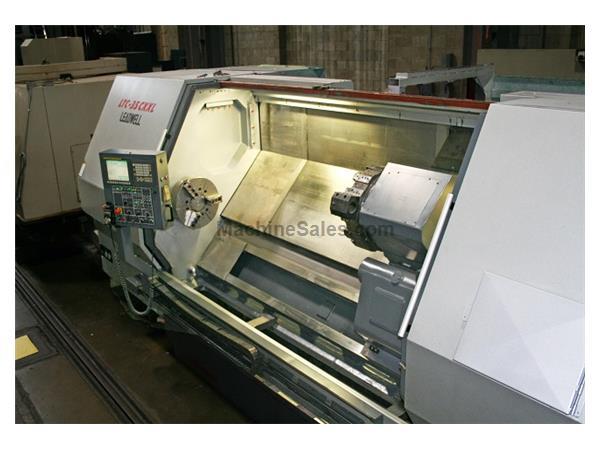 Leadwell LTC-35CXXL,Fanuc 0i CNC Ctrl,28”MaxSwing,18”Chk,Prog.Tailstock,&am Leadwell LTC-35CXXL,Fanuc 0i CNC Ctrl,28”MaxSwing,18”Chk,Prog.Tailstock,&am