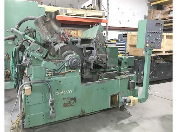 No.340-20 Cinti Twin Grip, PLC Control,6”Max Diam, 20”Wide Wheel, Thru-Feed