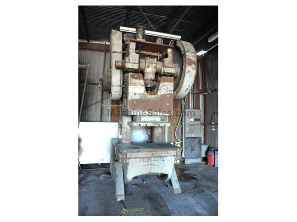 200 Ton, Ferracute # CG-37-1/2 , OBI punch press, 4&quot; stroke, A/C & brake, #1922