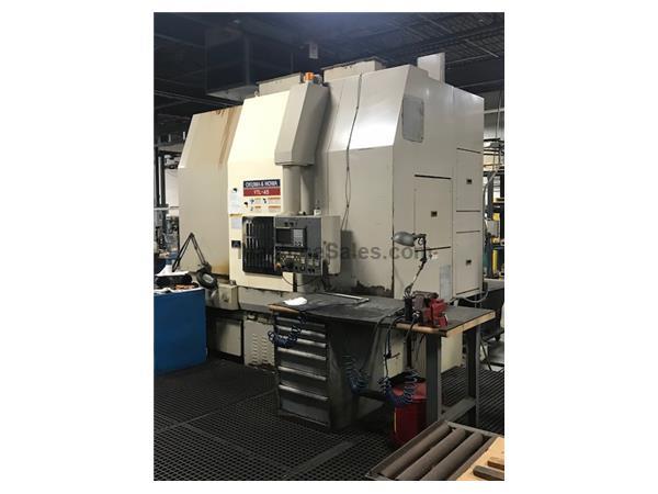 Okuma & Howa VTL-45 4-Axis TwinTurrets Live Tool Vertical Turning Cen Okuma & Howa VTL-45 4-Axis TwinTurrets Live Tool Vertical Turning Cen