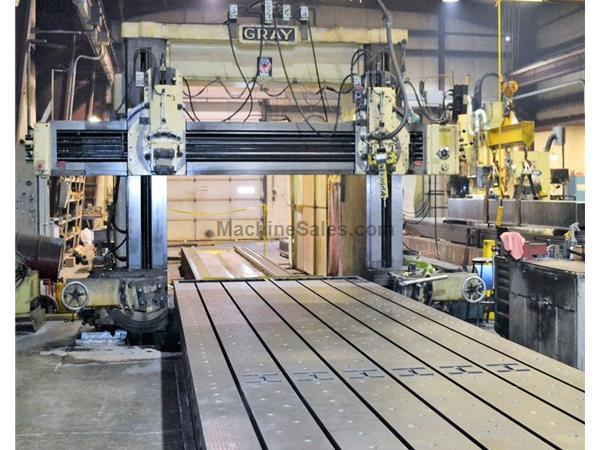 80&quot; X 408&quot; Gray Double Column Planer