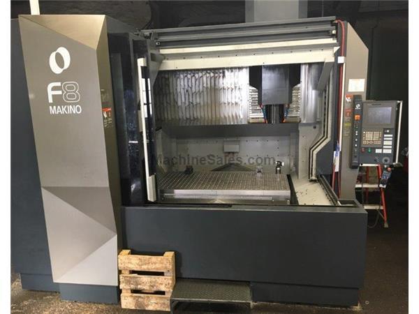 MAKINO F-8,51.1"X,31.5"Y,25.6"Z,10,000-RPM,50 TAPER,30-ATC,P MAKINO F-8,51.1"X,31.5"Y,25.6"Z,10,000-RPM,50 TAPER,30-ATC,P
