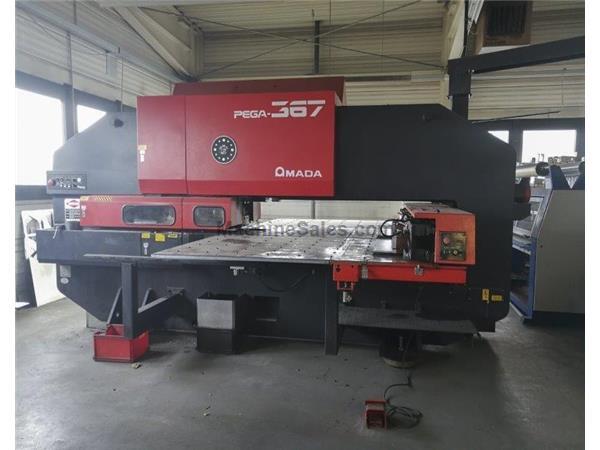 AMADA PEGA 367,60"Y,72"X,58 STNS,2-AUTO INDEX,1/4"MAX.60&quo AMADA PEGA 367,60"Y,72"X,58 STNS,2-AUTO INDEX,1/4"MAX.60&quo