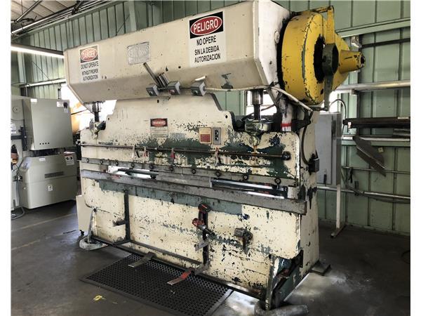 75 Ton x 10ft Chicago 810-C Mechanical Press Brake 75 Ton x 10ft Chicago 810-C Mechanical Press Brake