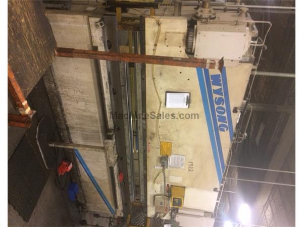 175 TON WYSONG HYDRAULIC PRESS BRAKE, MODEL MTH175-144 175 TON WYSONG HYDRAULIC PRESS BRAKE, MODEL MTH175-144