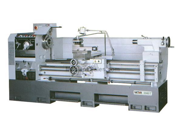 29&quot; Swing 60&quot; Centers Victor 2960T w/Special Package ENGINE LATHE, 4-1/8&quot; Bore, 4-Way Rapid Traverse, 20 HP Motor