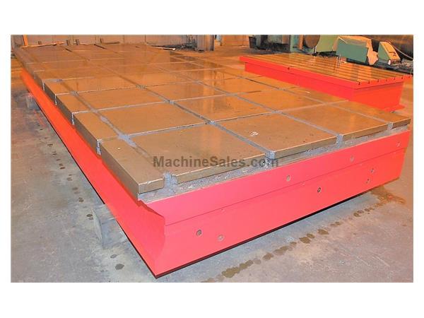 T-Slotted Floor Plates (2) 90&quot; x 215&quot; Cast Iron Construction
