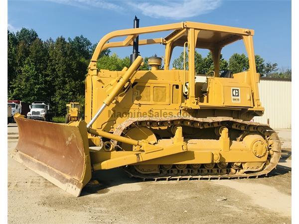 1978 Caterpillar D6D w/ Angle Blade & Sweeps - Stock Number: E7182