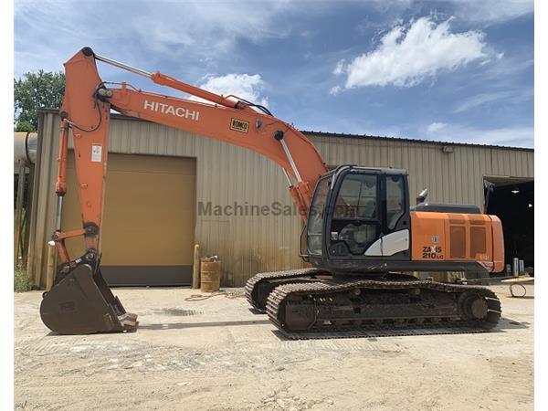 2012 Hitachi ZX210LC-5N Enclosed Cab W/ A/C & Heat - Stock Number: E721