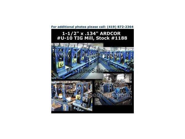 1-1/2" (38mm) x .134" (3.4mm) ARDCOR #U-10 TIG Mill