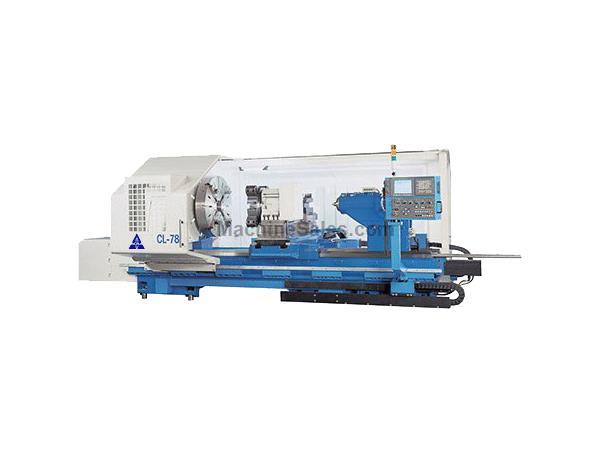 59"X240" ACRA MODEL CL-78A HOLLOW SPINDLE CNC FLAT BED LATHE WITH FANUC OITD CON