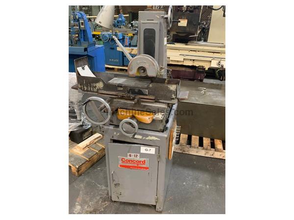 6&quot; Width 12&quot; Length CONCORD H612, NEW 1990 SURFACE GRINDER, PMC