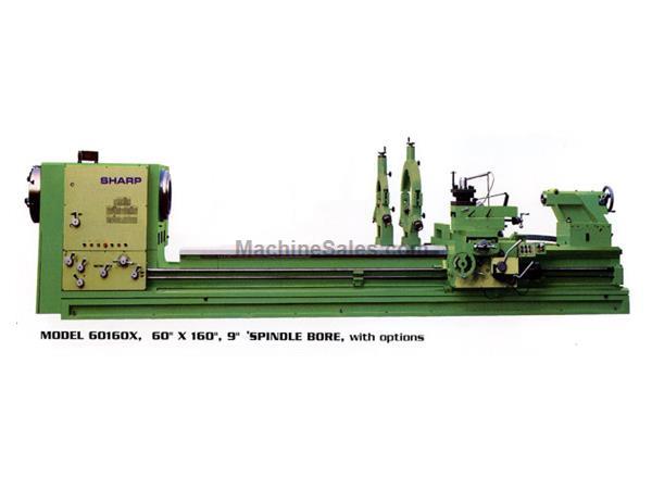 60&quot; Swing 200&quot; Centers Sharp 60200X Heavy Pattern ENGINE LATHE, 40 HP, Spdl Bores Up to 12.5&quot;