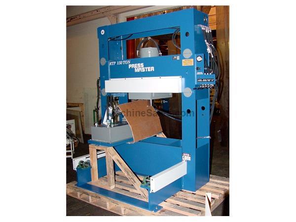 150 Ton Pressmaster RTP-150 ROLL-IN BED H-FRAME HYDRAULIC PRESS, W/4 AXIS POWERED HYD ROLL-IN TABLE