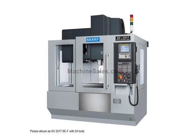 25&quot; X Axis 17&quot; Y Axis Sharp SV-2517 S-F Mini Mill VERTICAL MACHINING CENTER, Fanuc Oi-MF