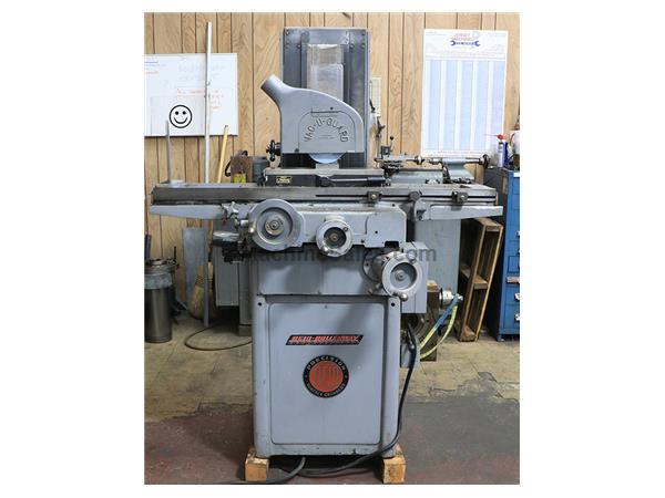 6" Width 18" Length Reid 618-HR SURFACE GRINDER, ROLLER BEARING TABLE, PMC, USA 