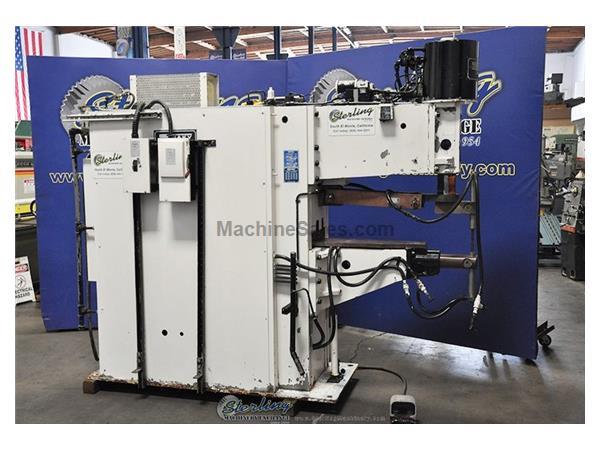 75 KVA Sciaky #RMC01STQ-75-36-10, spot welder, press type, foot pedal, Solid State control