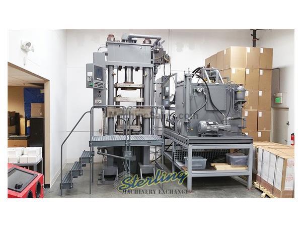 250 Ton, Best Press #JC-148, hydraulic powder compacting press, 2853 hours, drawings & sch