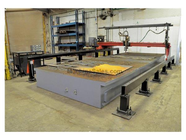 USED MESSER APPLLO 10' X 25' 200 AMP CNC PLASMA / OXY CUTTING SYSTEM, Stock# 11014, Year: 