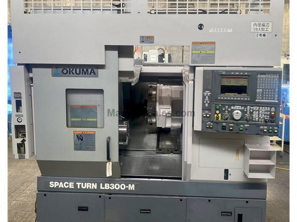 OKUMA SPACE TURN LB-300M, Okuma OSP-U100L, 10" Chuck, 20.87" Swin