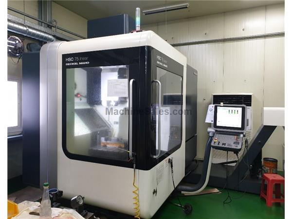 Deckel Maho HSC 75 Linear CNC Vertical Machining Center, with 28,000 RPM Spindle, Heidenhain iTNC 530 Control, New 2012