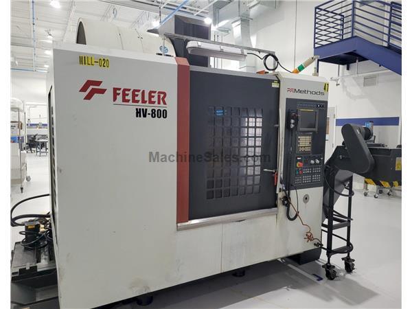 Feeler VMC Model HV800 with 4th Axis Table, CNC Vertical Machining Center, Fanuc 18i-MB, N