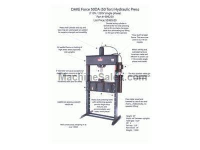 Hydraulic Shop Press made in USA