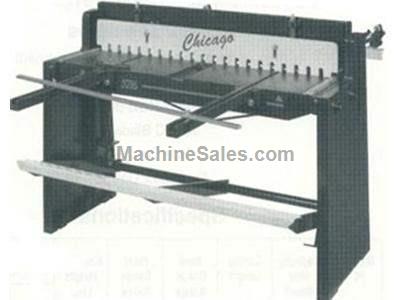 Foot Stomp operated Sheet Metal Shear