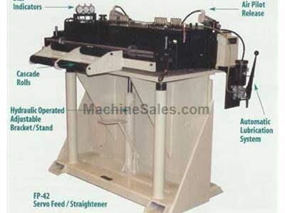 Electronic Servo Feed with Pull Thru Straightener