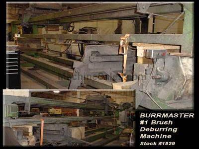 BURRMASTER #1 Brush Deburring Machine 3" OD x 168" Max.