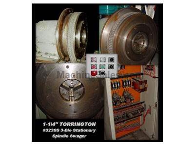 1-1/4" TORRINGTON #323SS 3-Die Stationary Spindle Swager 1-1/4" TORRINGTON #323SS 3-Die Stationary Spindle Swager
