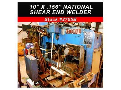 10&quot; x .156&quot; NATIONAL Shear End Welder