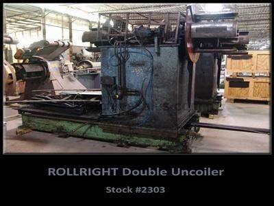 5,000 Lb. ROLL RIGHT Double Uncoiler