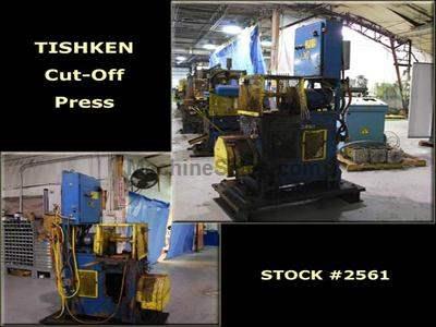 12 Ton TISHKEN 2-Post Cut-Off Press