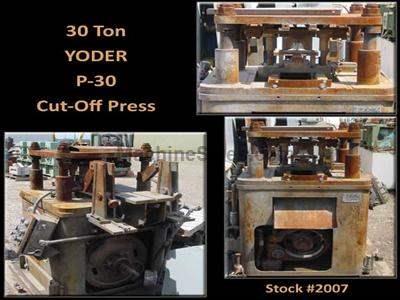 30 Ton YODER P-30 Cut-Off Press