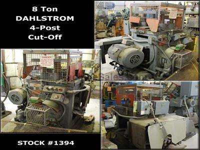 8 Ton 4-Post DAHLSTROM Cut-Off